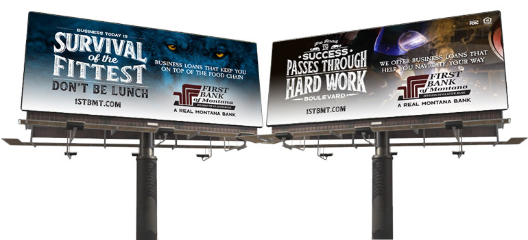 First Bank of Montana Billboards