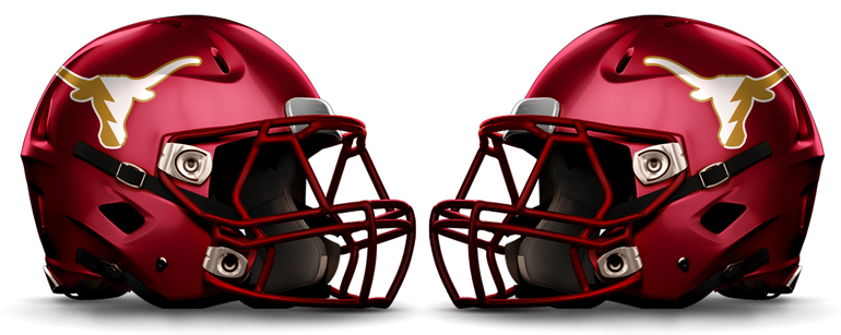 Fort Benton Football Helmets