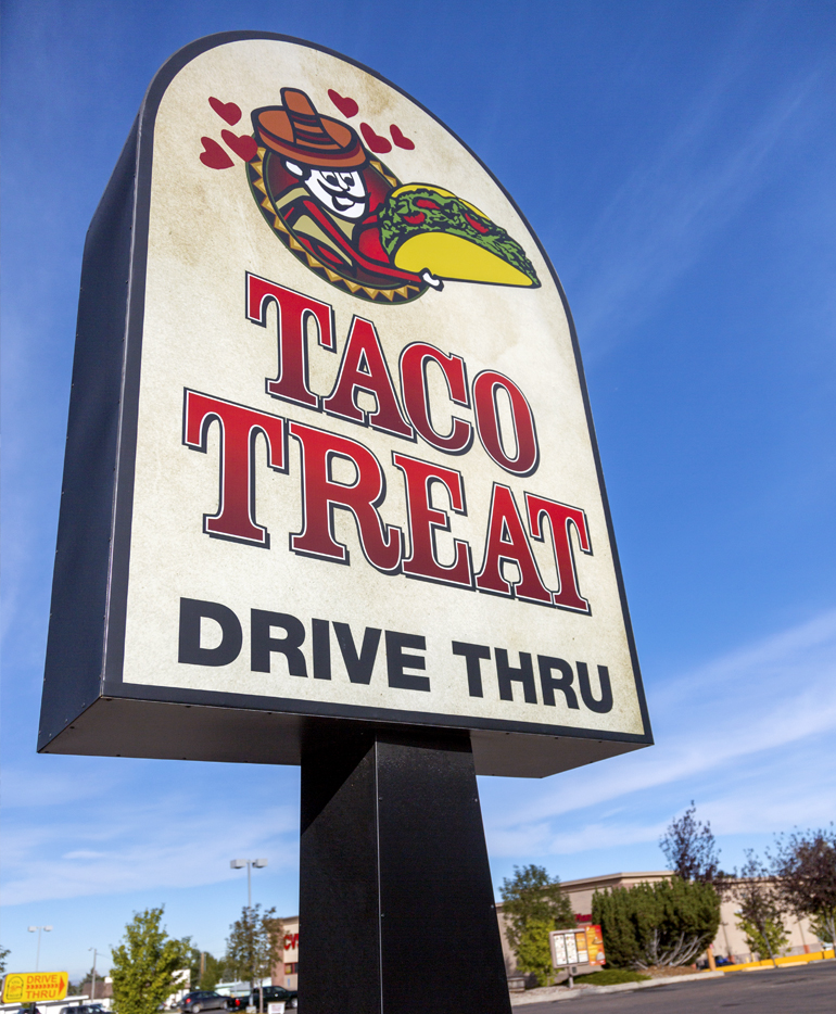 Taco Treat Sign