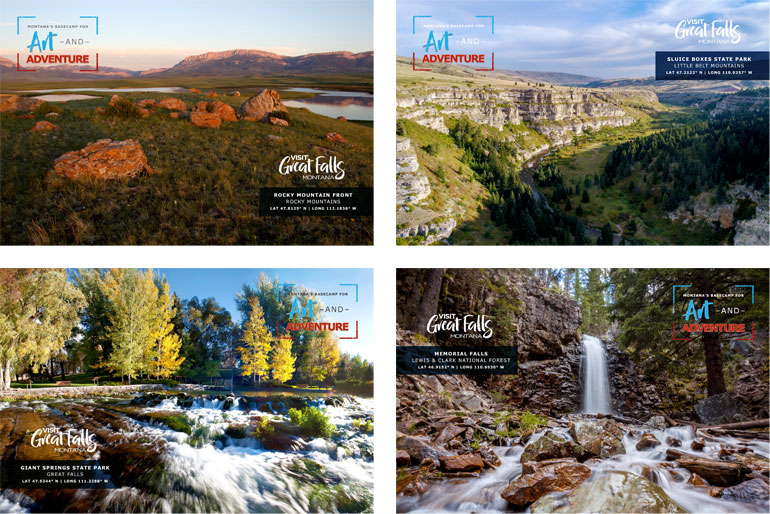 Visit Great Falls Postcards