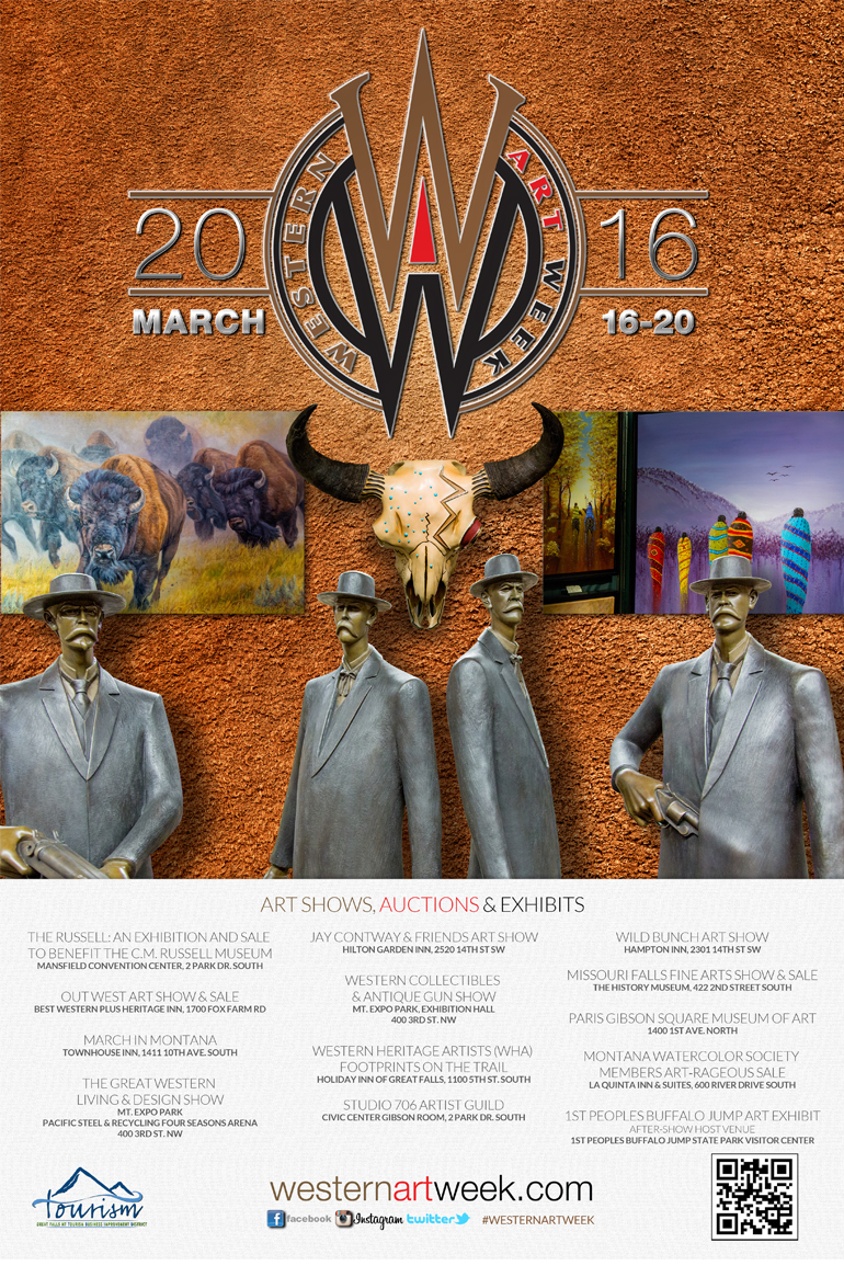 Western Art Week Poster
